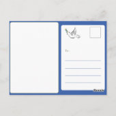 Sie sind hier: Ukraine, individuell anpassbare Pos Postkarte (Rückseite)