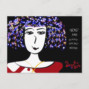 SIE SIND IMMER AUF MEINEM KIND - POSTCARD POSTKARTE