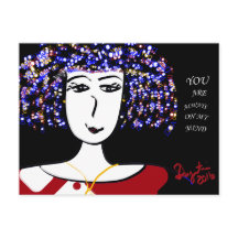 SIE SIND IMMER AUF MEINEM KIND - POSTCARD