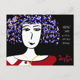 SIE SIND IMMER AUF MEINEM KIND - POSTCARD POSTKARTE