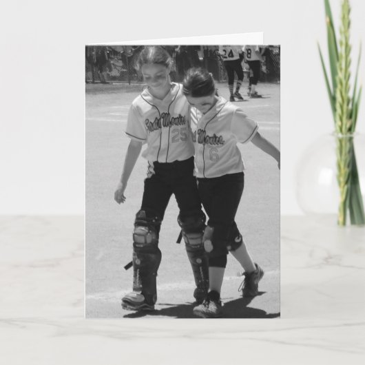 Sie sind immer dort dankeskarte (Vorderseite)