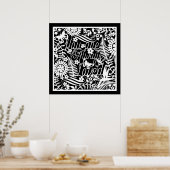 Sie sind immer ein beliebtes Papier Cut Style Post Poster (Küche)