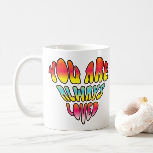 Sie sind immer geliebt kaffeetasse (Mit Donut)