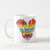 Sie sind immer geliebt kaffeetasse (Links)