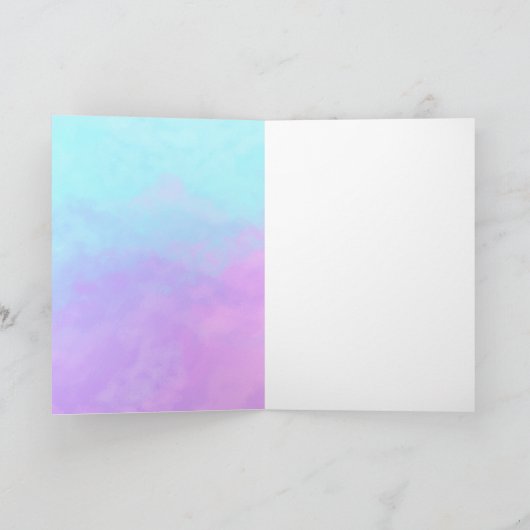 Sie sind immer in meinem Kopf und Herz Grußkarte Karte (Innenseite)