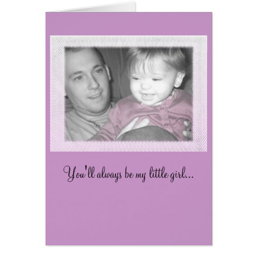 Sie sind immer mein kleines Mädchen… (Vorne)