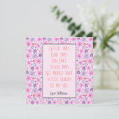 Sie sind immer meine Seite Valentine Dankeskarte (Stehend Vorderseite)