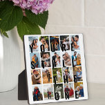Sie sind immer noch das One 20 PIcture Anniversary Fotoplatte<br><div class="desc">Hochzeitstag Foto Geschenk für Ihren Partner. Das Design enthält einen überdimensionalen Druck, der als "You're Still the One" auf Ihren Bildern als Overlay angezeigt wird. Die Fotovorlage ist für Sie ein Set, um 20 Ihrer Lieblings-Fotos hinzuzufügen, die alle im vertikalen Porträtformat angezeigt werden. Diese Foto-Collage im Rasterstil setzt sich aus...</div>