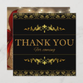 Sie sind immer willkommen Dankbarkeit für Ihre Anw Dankeskarte (Vorne/Hinten)