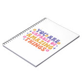 Sie sind in der Lage, Phantastische Dinge zu tun Notizblock (Linke Seite)