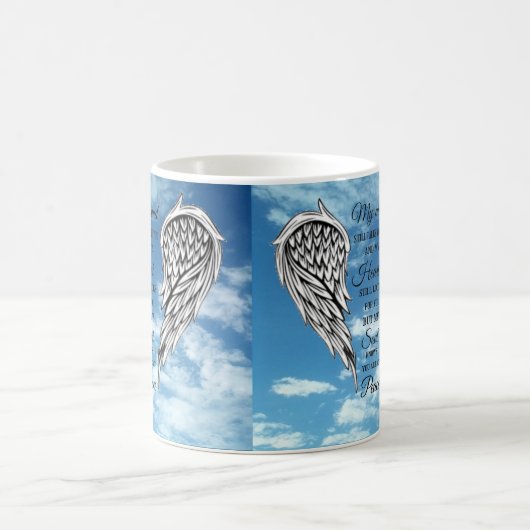 Sie sind in Frieden Kaffeetasse (Mittel)