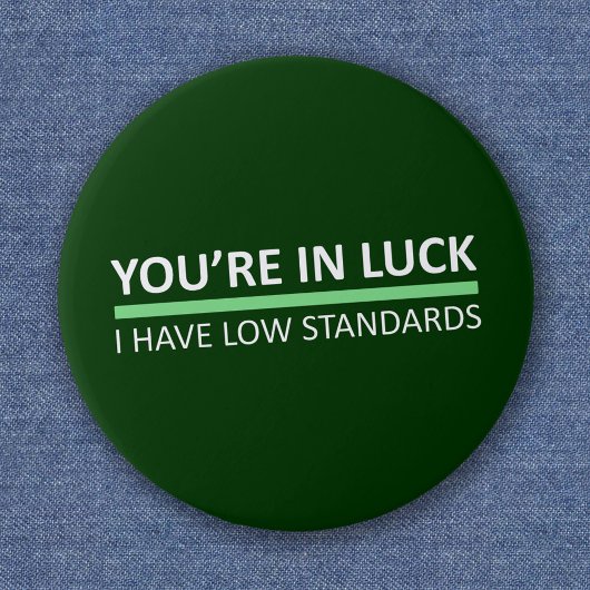 Sie sind in Luck - St Patrick's Day Edition Button