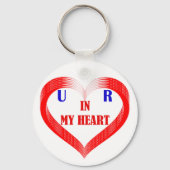 SIE SIND IN MEINEM HERZEN SCHLÜSSELANHÄNGER (Vorderseite)