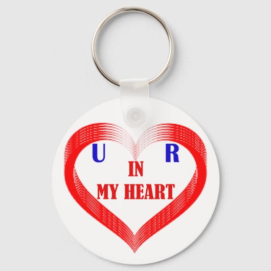 SIE SIND IN MEINEM HERZEN SCHLÜSSELANHÄNGER (Vorderseite)