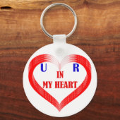 SIE SIND IN MEINEM HERZEN SCHLÜSSELANHÄNGER (Vorderseite)