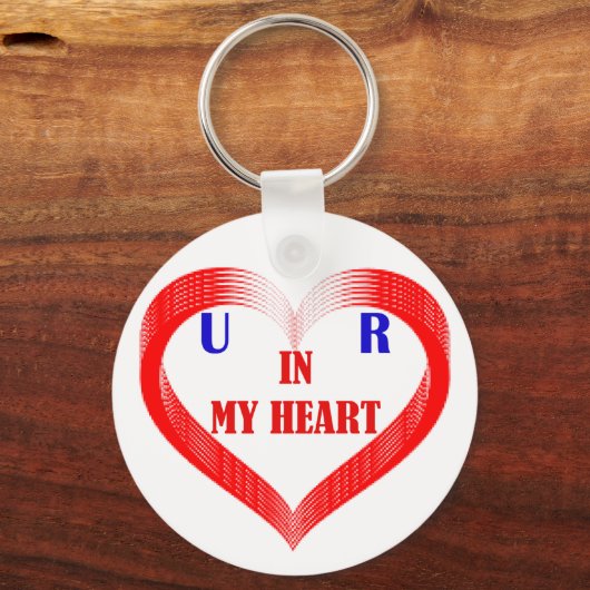 SIE SIND IN MEINEM HERZEN SCHLÜSSELANHÄNGER (Vorderseite)