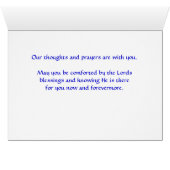 Sie sind in unseren Gebeten (Innenansicht Horizontal (Unten))