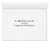 Sie sind in unseren Gebeten. (Innenansicht Horizontal (Unten))