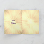 Sie sind in unseren Gedanken, Regenbogen Karte (Innenseite)