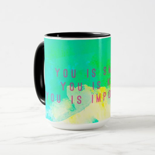 Sie sind intelligent tasse (Vorderseite Links)