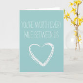 Sie sind jede Meilenlangstrecke wert Karte (Gelbe Blume)