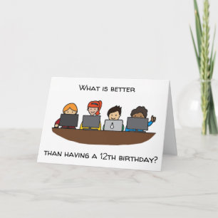 "SIE SIND JETZT EIN *TEENAGER* GLÜCKLICHER 13. GEB KARTE