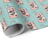 Sie sind Juice zu Coolen Juice Box Valentine Geschenkpapier (Rolleneckpunkt)