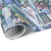 Sie sind keine Mädchen, sie sind Frauen Geschenkpapier (Rolleneckpunkt)