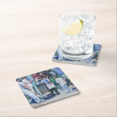 Sie sind keine Mädchen, sie sind Frauen Rechteckiger Pappuntersetzer (Vor Ort)