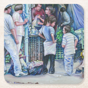 Sie sind keine Mädchen, sie sind Frauen Rechteckiger Pappuntersetzer