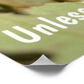 Sie sind keine verrückten Catalpa-Würmer Poster (Ecke)