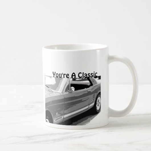 Sie sind, Klassiker-Mustang 1968 ein klassisches Kaffeetasse (Rechts)