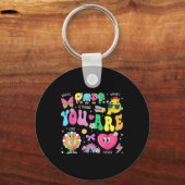 Sie sind kluge, mutige, starke und liebte Motivati Schlüsselanhänger (Vorderseite)