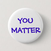 Sie sind Knopf von Bedeutung Button (Vorderseite)