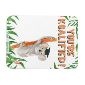 SIE SIND KOALIFIZIERT! Flexibler Fotomagnet Magnet (Horizontal)