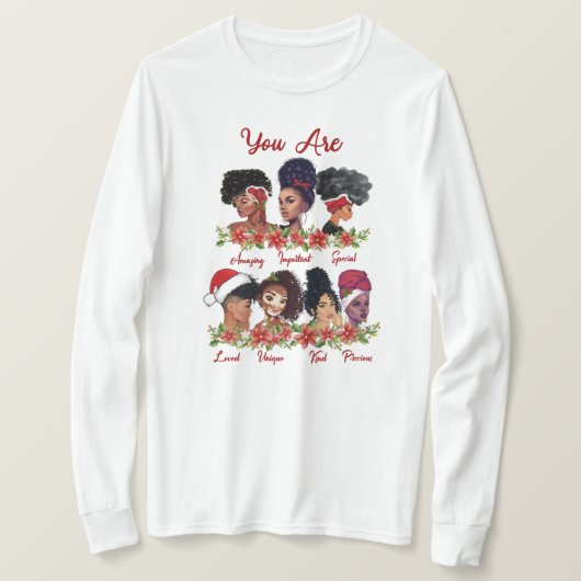 Sie sind ...Langarm Shirt (Design vorne)