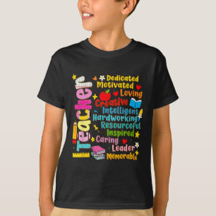 Sie sind Lehrer engagiert motiviert zurück zur Sch T-Shirt