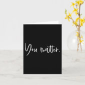 Sie sind Lehrer Therapeut Psychische Gesundheit In Karte (Gelbe Blume)