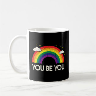 Sie sind LGBqT Support Rainbow Kaffeetasse
