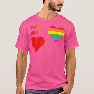 Sie sind LGBT-TT-Pride LGBTQ-Unterstützer pr T-Shirt
