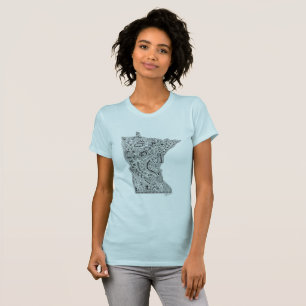 Sie sind, Liebe Minnesota willkommen T-Shirt