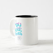 SIE SIND LIEBE ZWEIFARBIGE TASSE (Vorderseite Links)