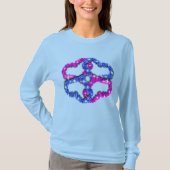 Sie sind lieben Ladys Hearts Long Sleeve T - Shirt (Vorderseite)