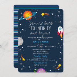 Sie sind lieblich junge Adoption Kinderdusche Einladung