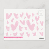 Sie sind lieblich rosa Ermutigung Postkarte (Rückseite)