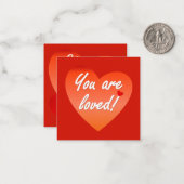 Sie sind Lieblingskarte Mitteilungskarte (Vorderseite/Rückseite Beispiel)