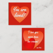 Sie sind Lieblingskarte Mitteilungskarte (Vorne/Hinten)