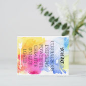 Sie sind Lieblingskarte Postkarte (Stehend Vorderseite)