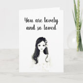 SIE SIND LIEBT UND LIEBT IMMER GLÜCKLICH GEBURTSTA KARTE (Vorderseite)