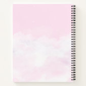 Sie sind Love Palace Pink Cloud anpassbar Notizblock (Rückseite)